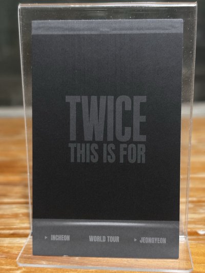 俞定延 Jeongyeon This is For 六巡 仁川場 演唱會 DVD CD卡 拍立得