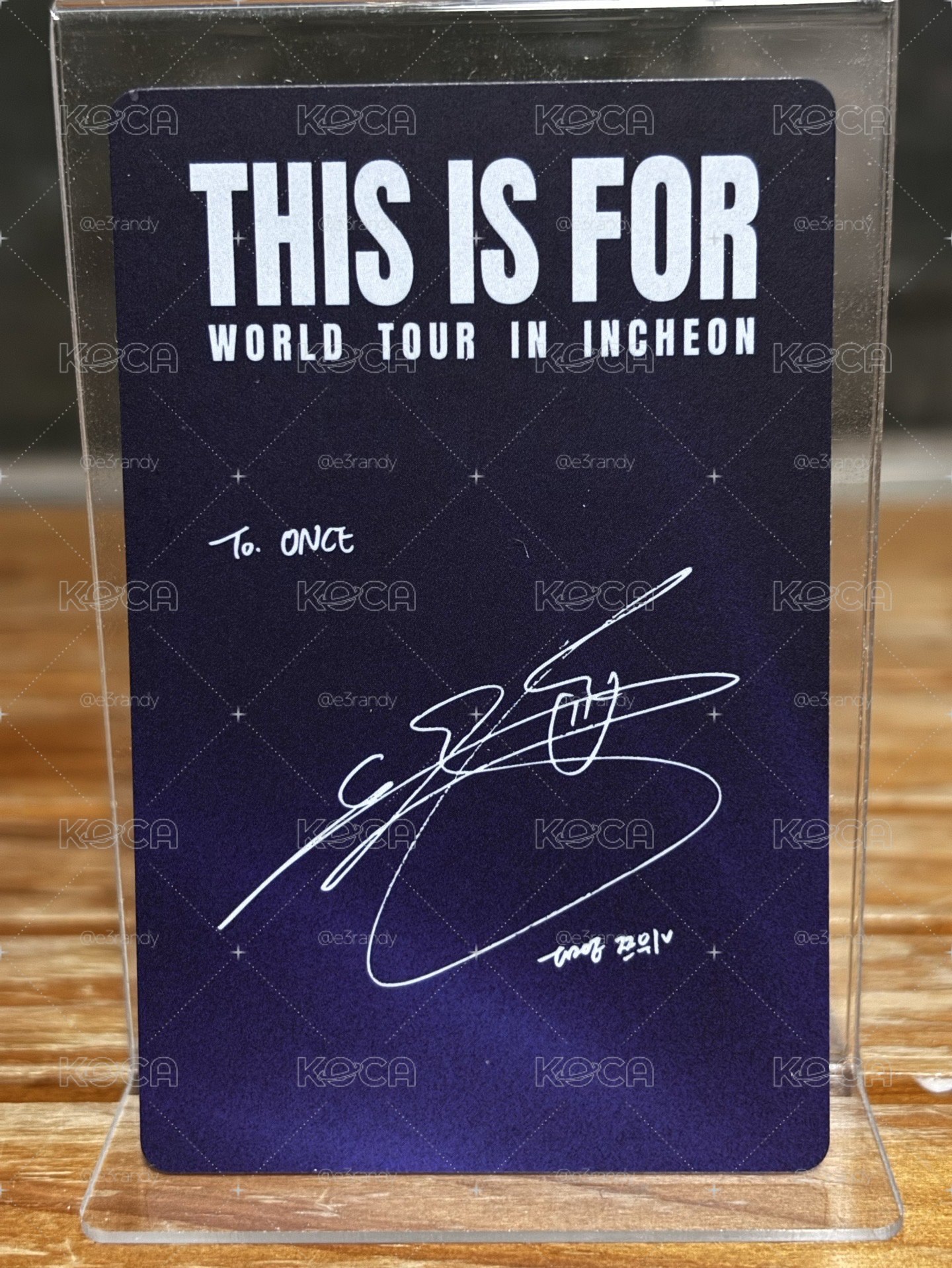 周子瑜 Tzuyu This is For 六巡 仁川場 演唱會DVD CD 卡 ver.DVD