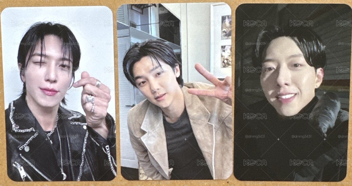 CNBLUE LIVE WORLD TOUR ‘CNBLUENTITY’ 高雄 離場小卡 (3張一起出）