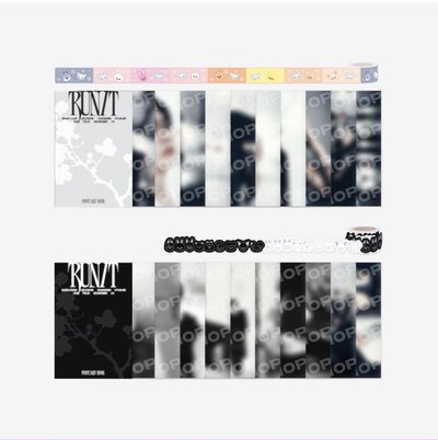 SKZ RUN IT場週 膠帶A明信片