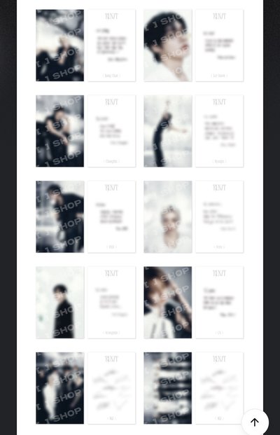 SKZ RUN IT場週 膠帶A明信片