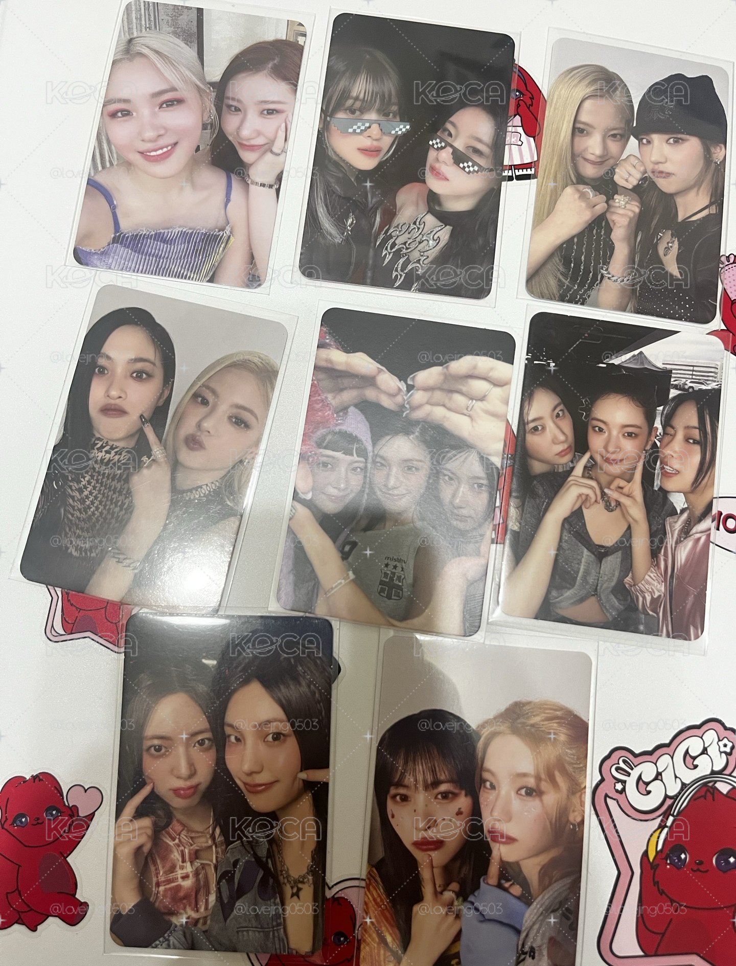 《退坑亂標》Itzy 分隊卡 整圖