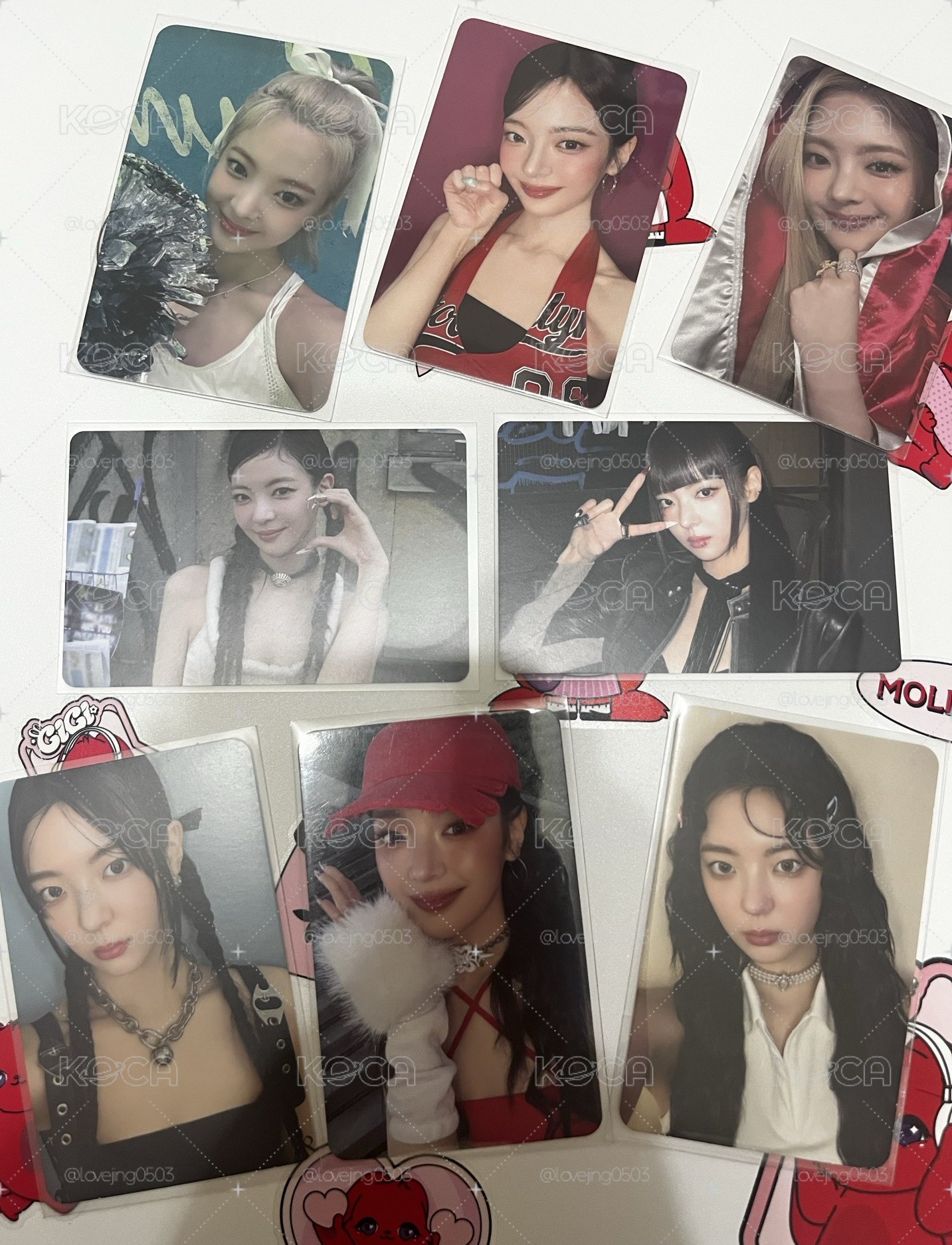 《退坑亂標》Itzy 粒 特典 整圖