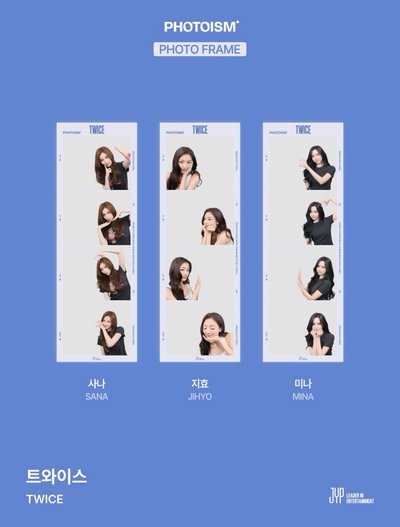 代購 PHOTOISM × TWICE 六巡 人生四格/貼紙