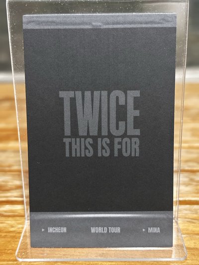 名井南 Mina This is For 六巡 仁川場 演唱會 DVD CD卡 拍立得