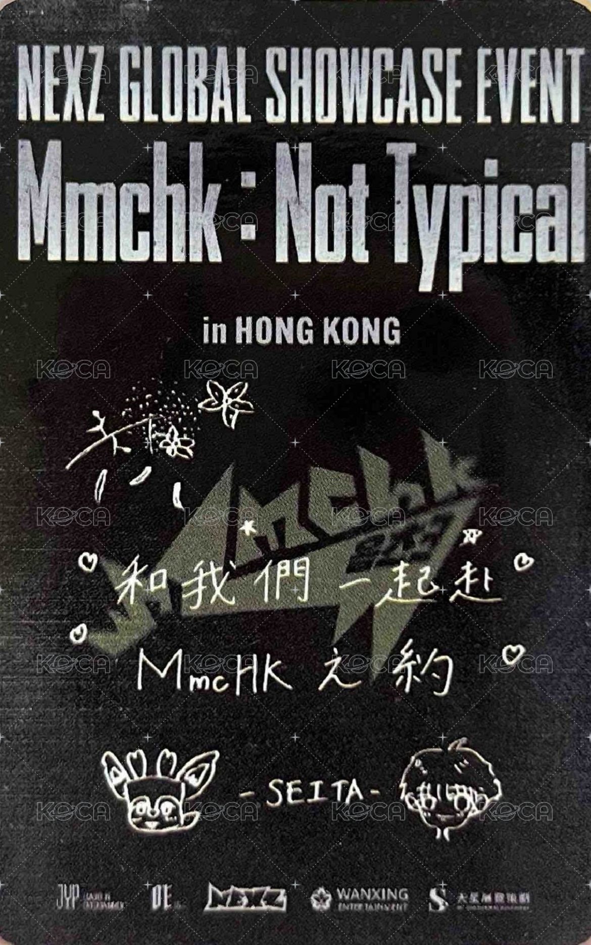 Mmchk 香港sc 入場卡 / 場限卡  背面