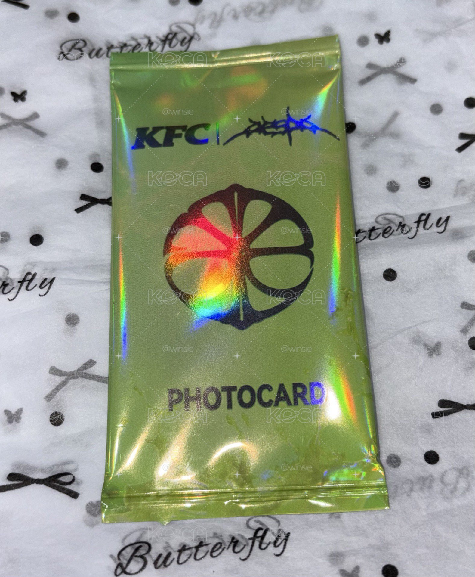 KFC代言一套