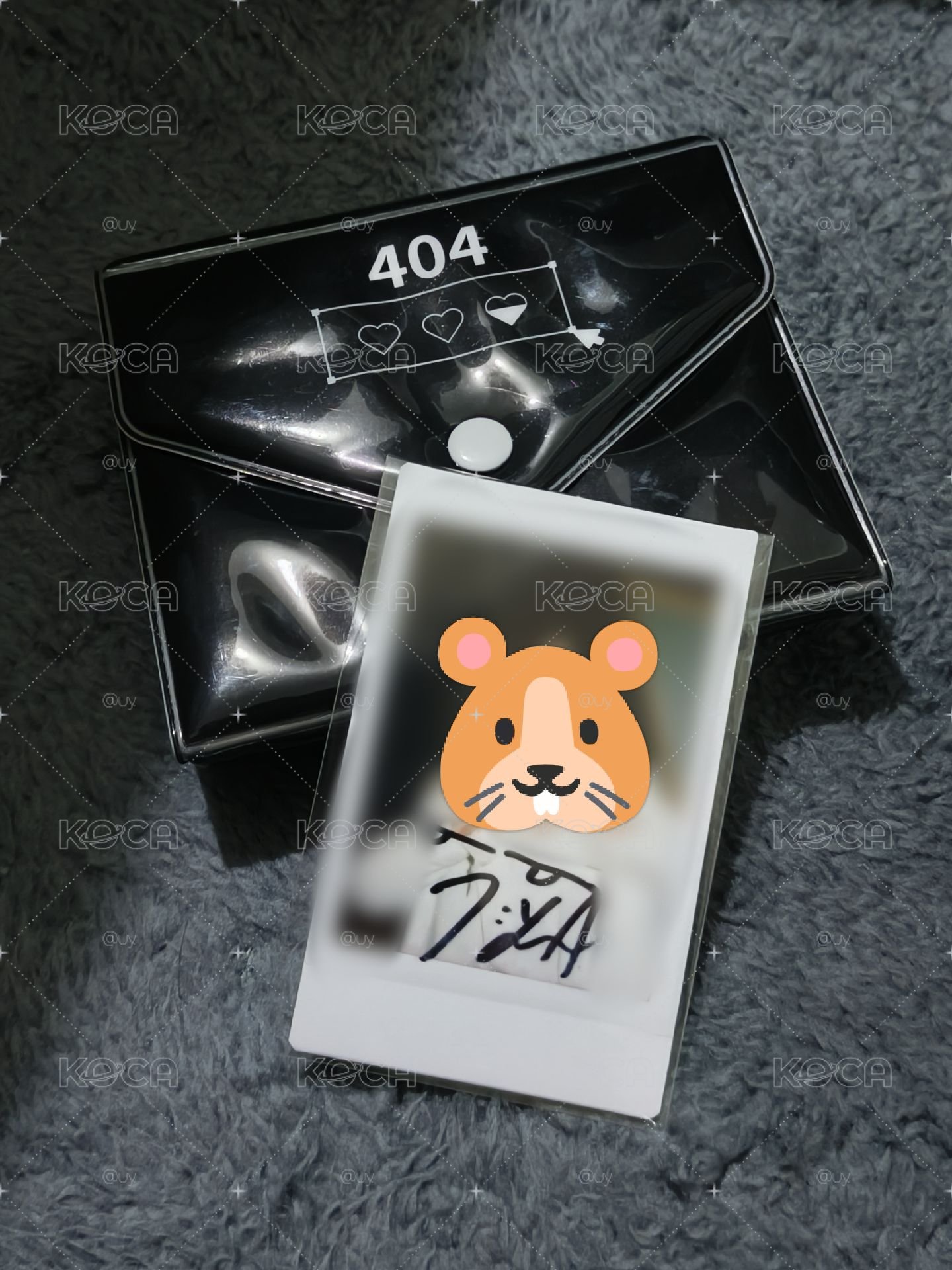 未公開親簽拍立得風衣倉鼠🐹