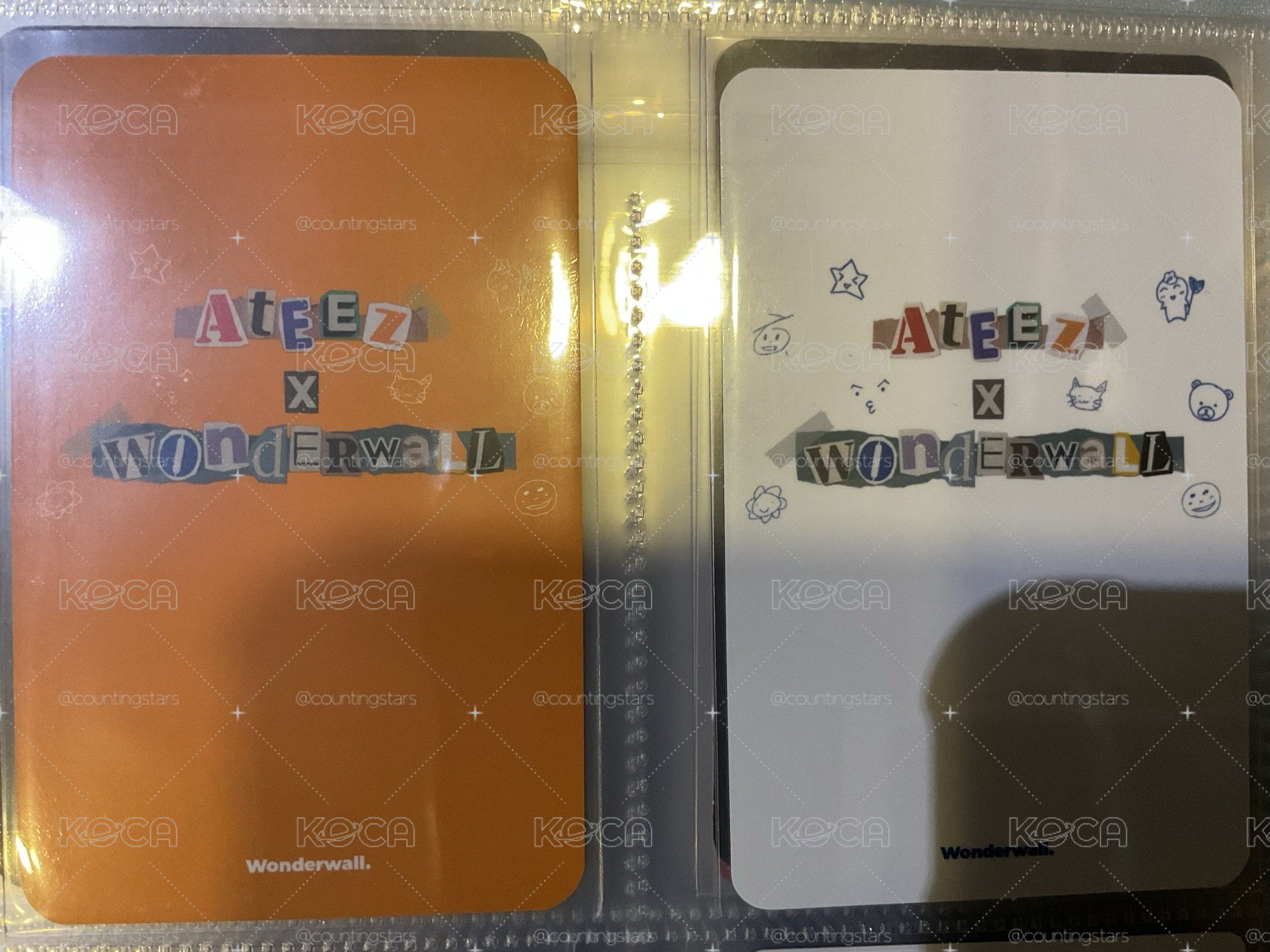 ATEEZ 崔傘 Wonderwall 周邊卡 一套 1.1+1.3