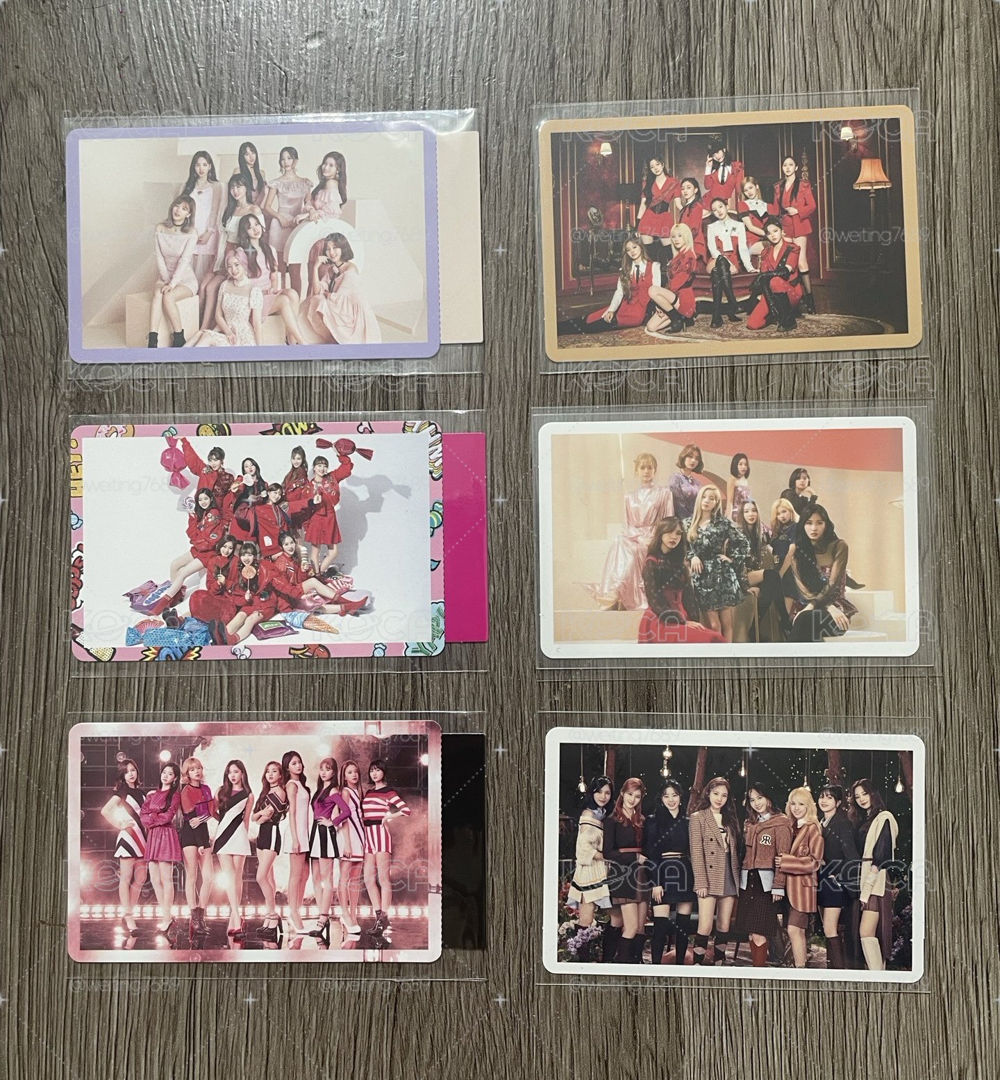 Twice_歷代日專團卡