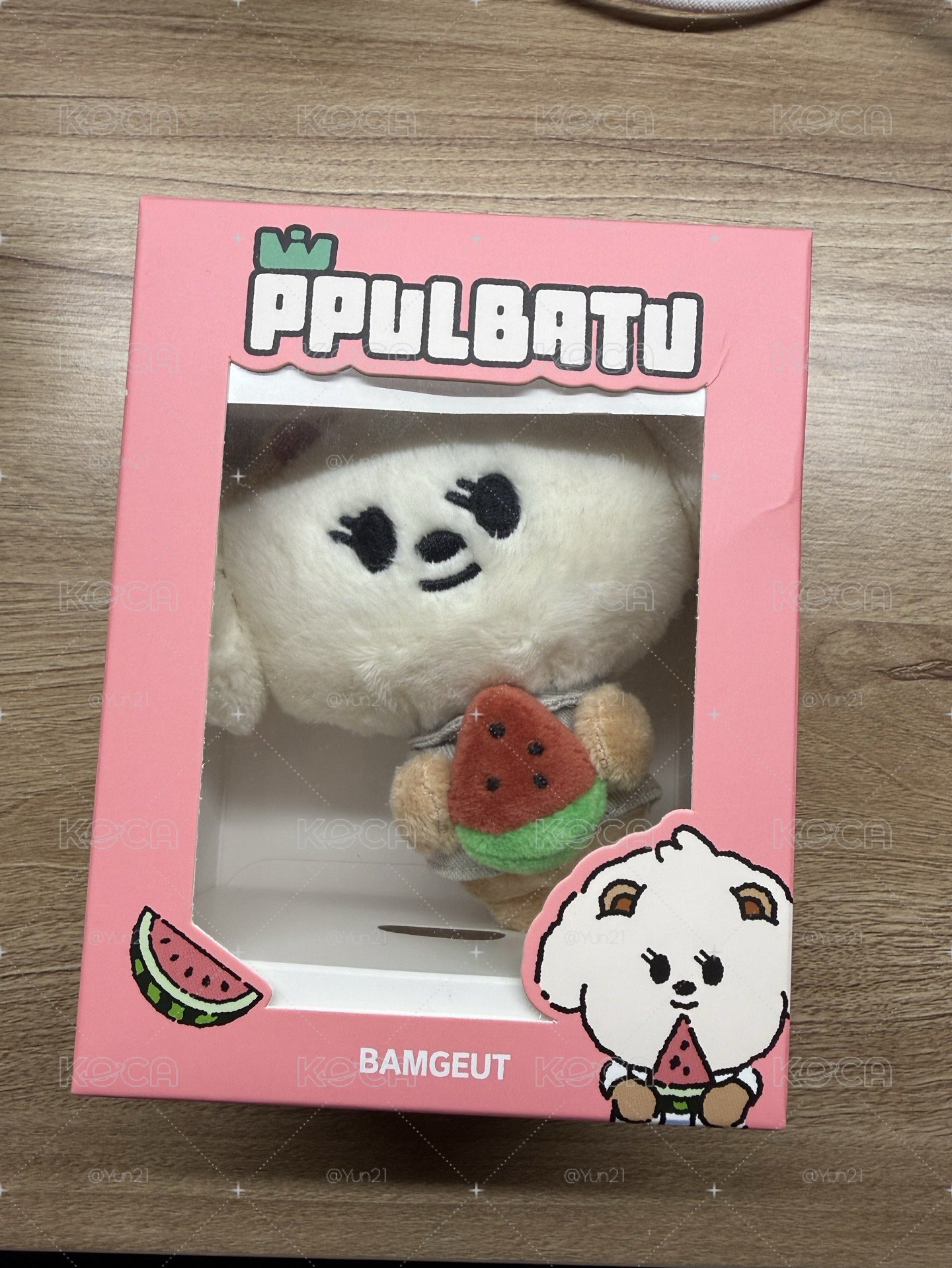 PPULBATU夏日 娃娃玩偶 西瓜栗嘻