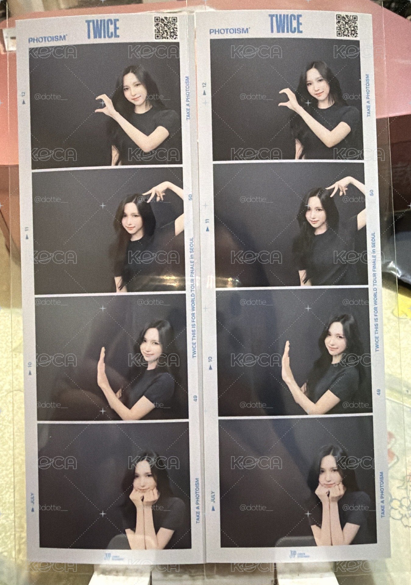 (現貨) mina 拍貼 人生四格 一張