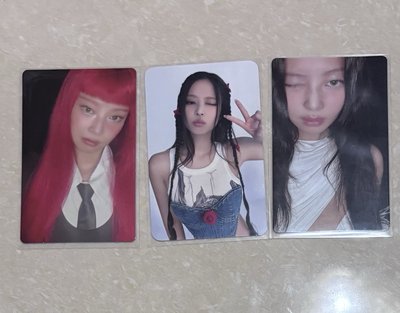 Blackpink Jennie ruby專輯小卡