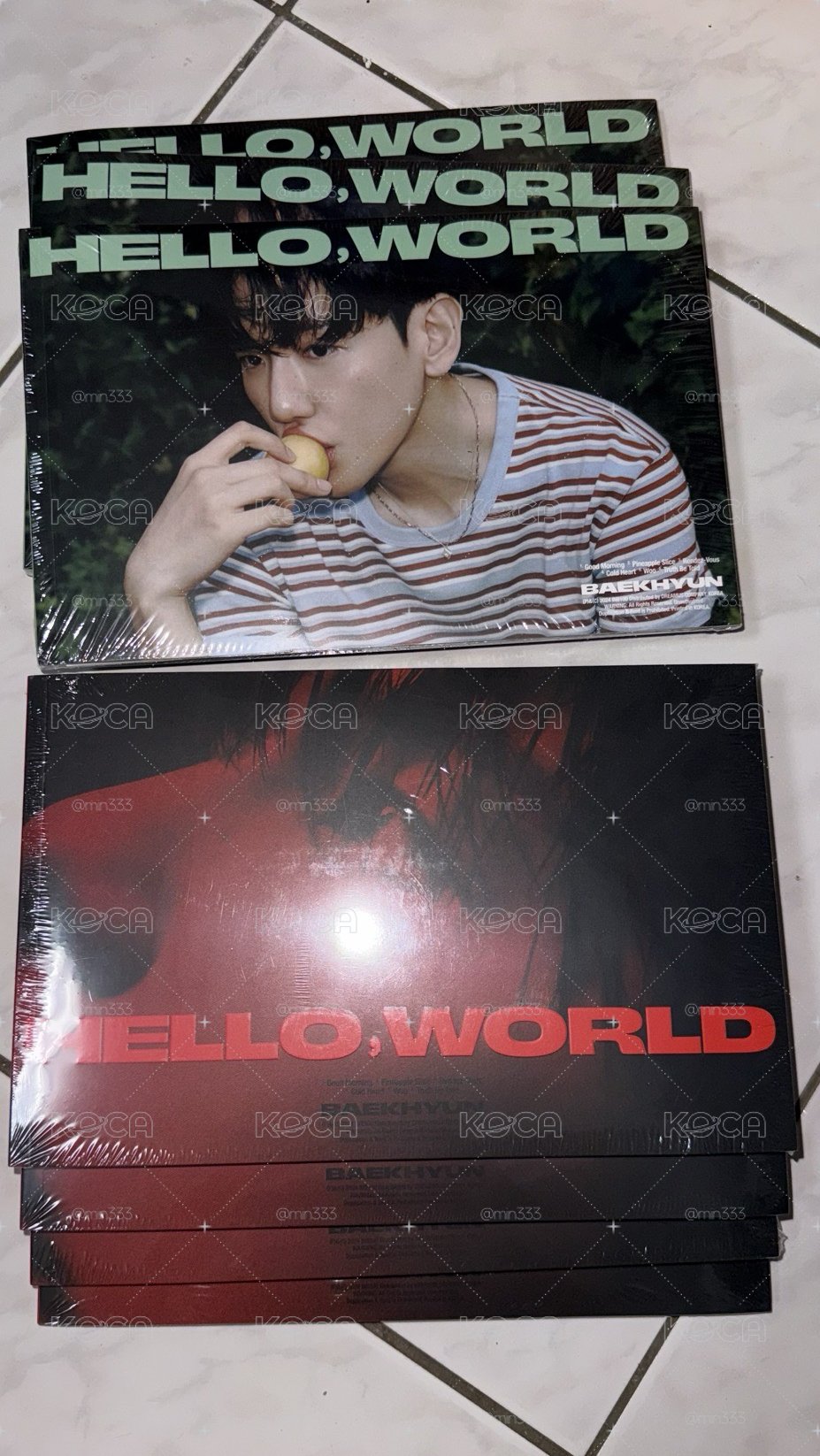 伯賢《HELLO WORD》專輯全新未拆