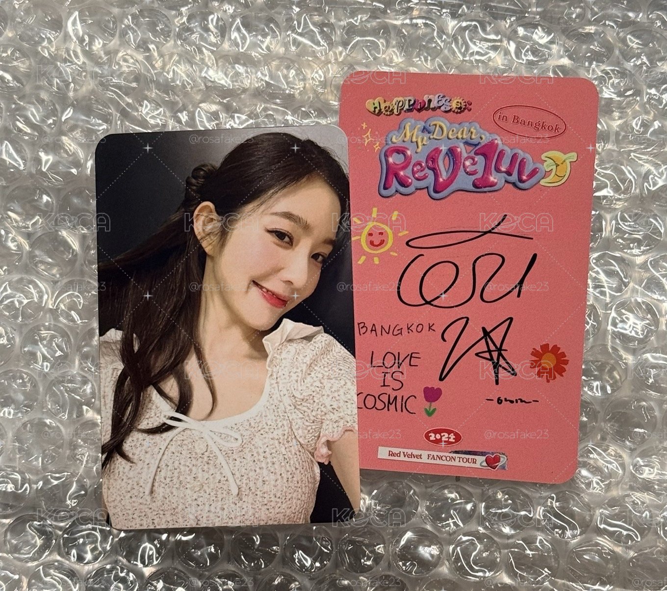 Irene 泰國入場卡