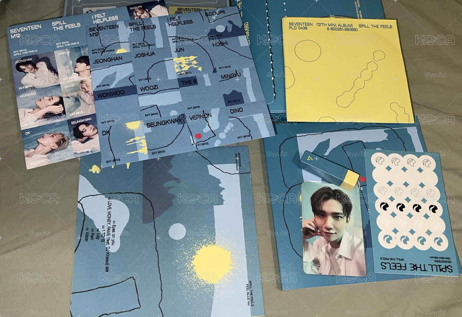 spill the feels 已拆專 缺一張小卡、海報、刮卡
