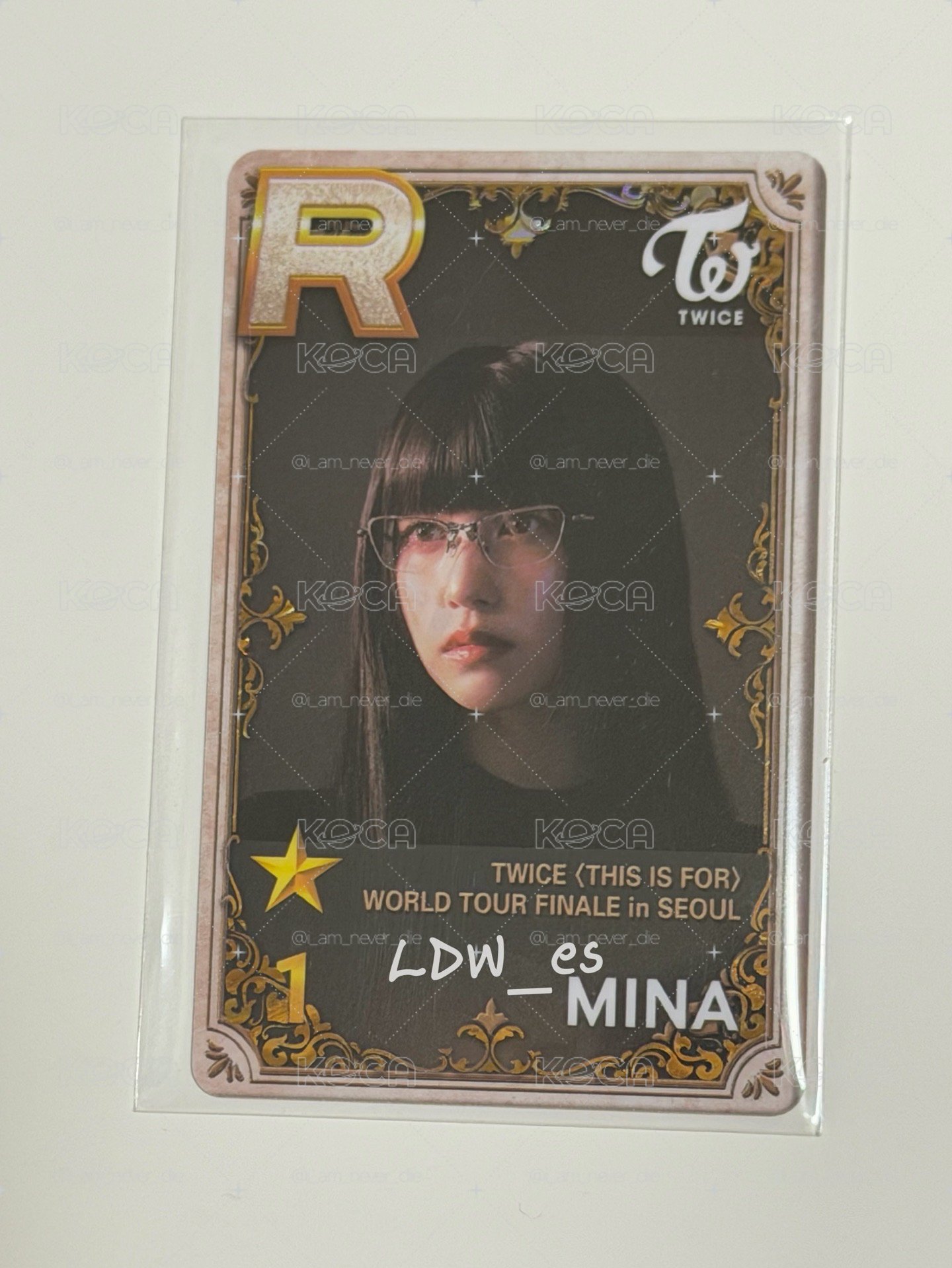 Mina 韓國安可遊戲卡