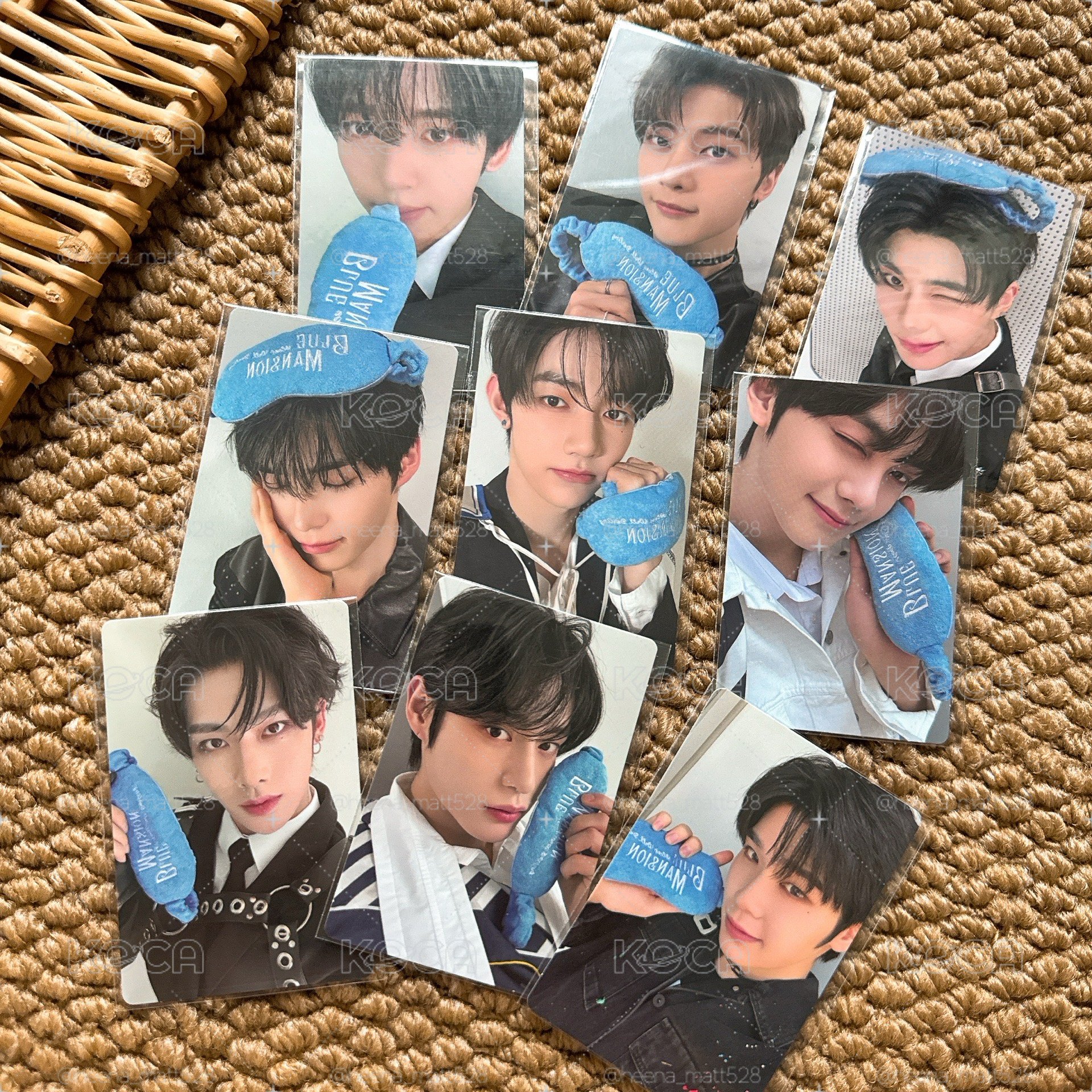 ZB1 9張一套 藍色大廈Fancon滿額卡
