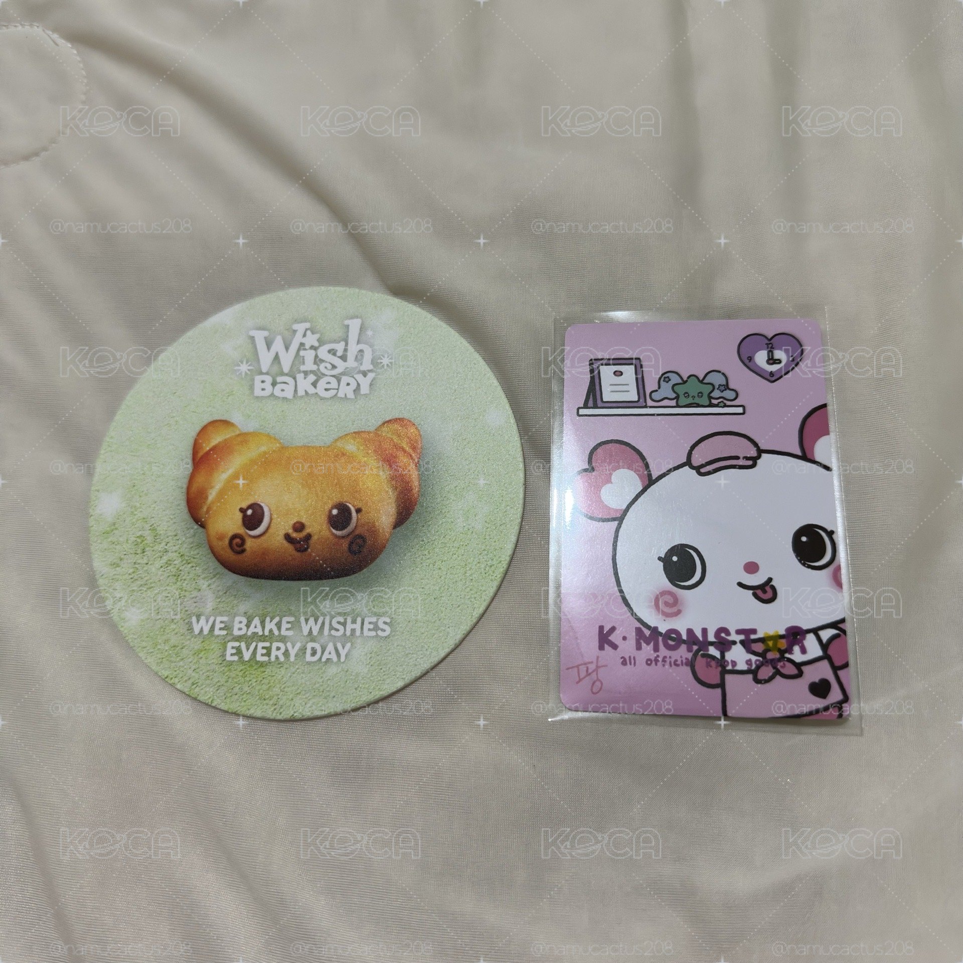 Wish Bakery 台北烘焙快閃咖啡廳滿額卡+杯墊 Sakupang 