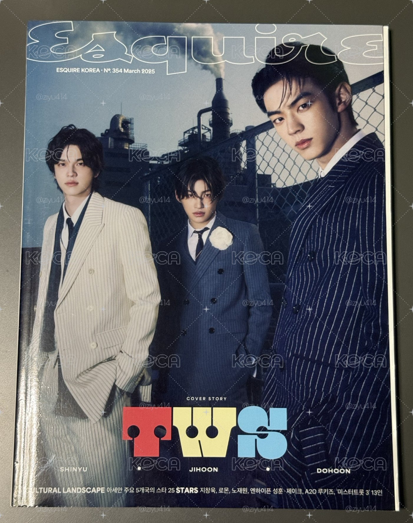 Esquire Korea 雜誌 - 申惟道勳志薫版