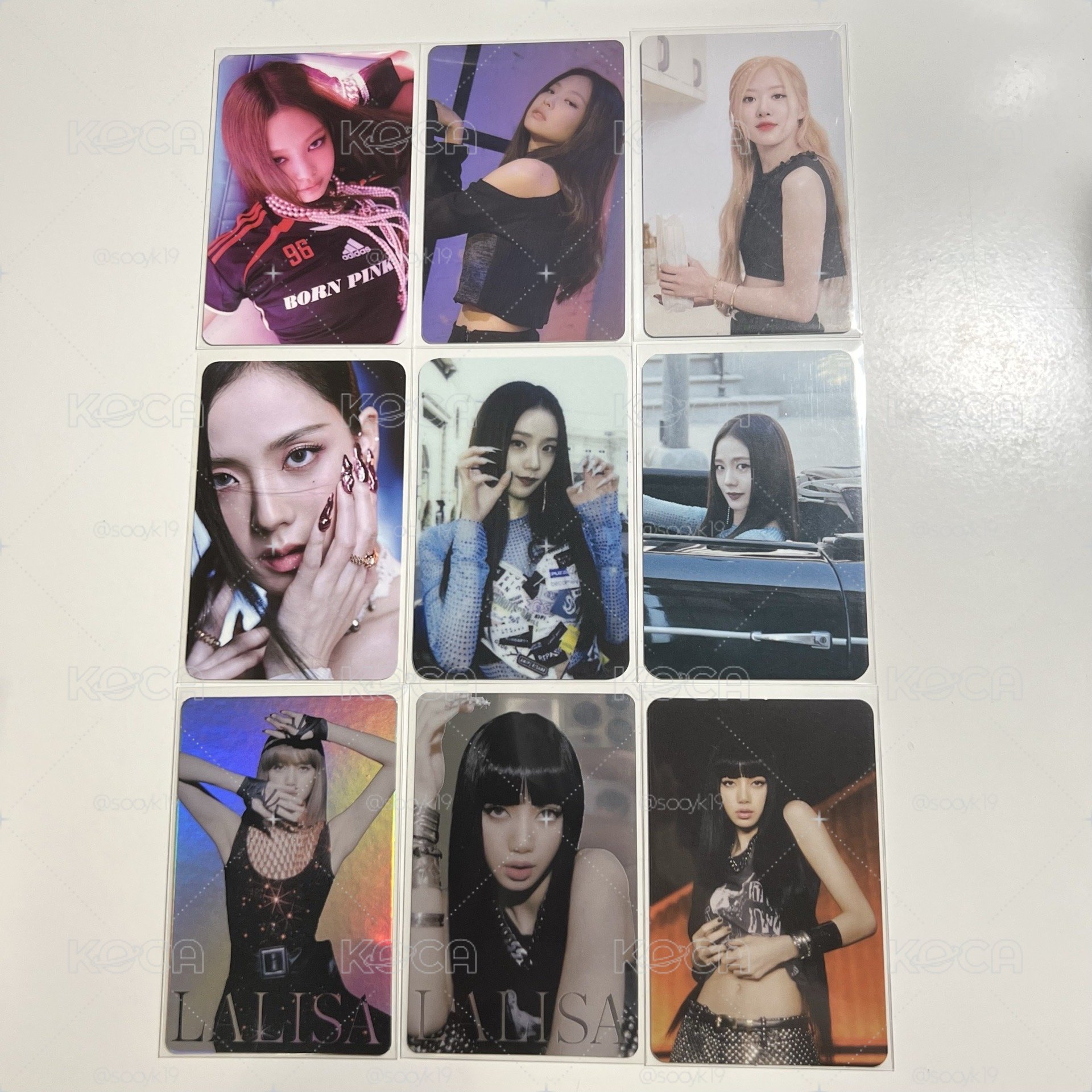 BLACKPINK 9張小卡