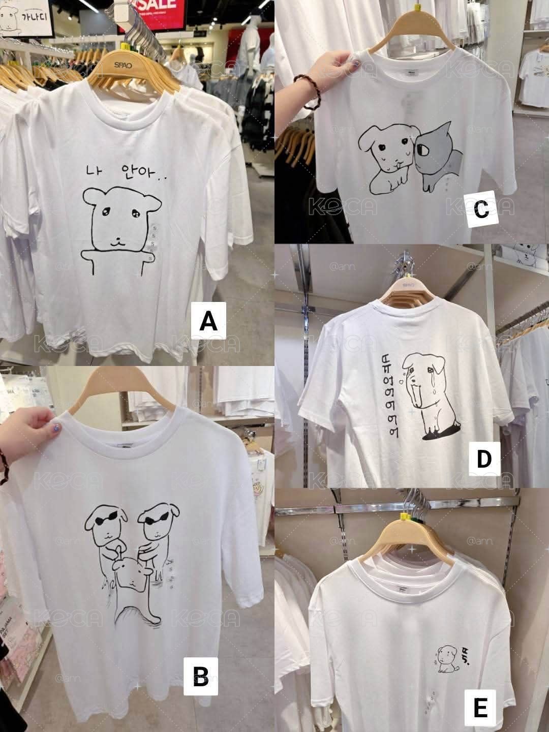 韓國Spao＆Ganadi狗狗聯名上衣