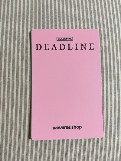 Lisa 小卡DEADLINE wvs  特典卡 