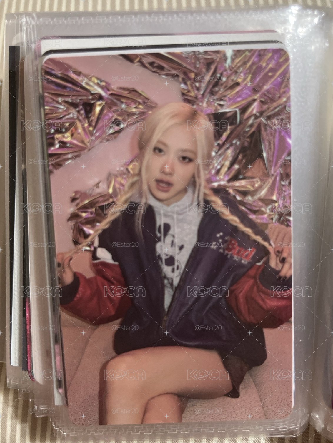 Rosé 辮子卡 TBL 線上特典卡