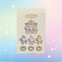 香港藝術宇宙展 旋轉木馬立體 貼紙 