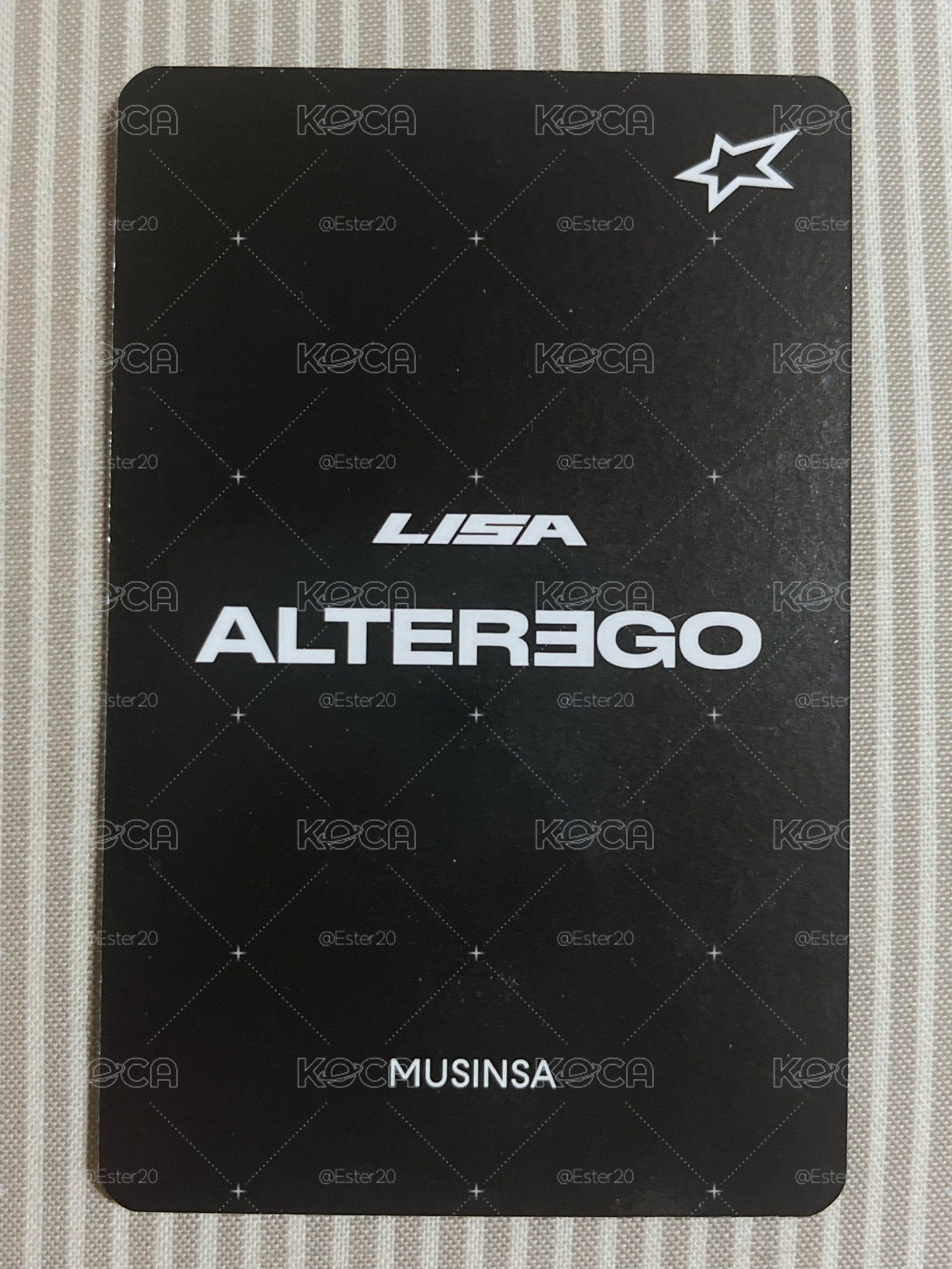 Lisa 聖水洞 alter ego快閃店滿額卡