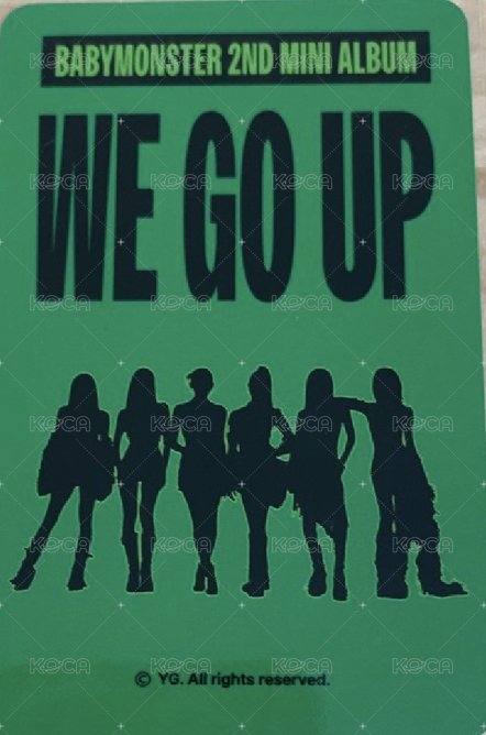 WE GO UP 線下快閃 滿額卡  背面