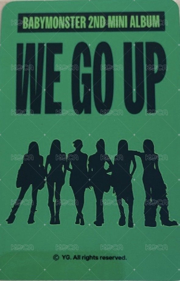 WE GO UP 線下快閃 滿額卡  背面