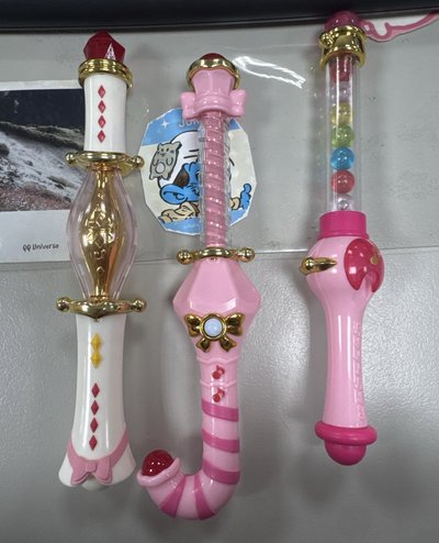 小魔女doremi 15cm魔法棒 扭蛋