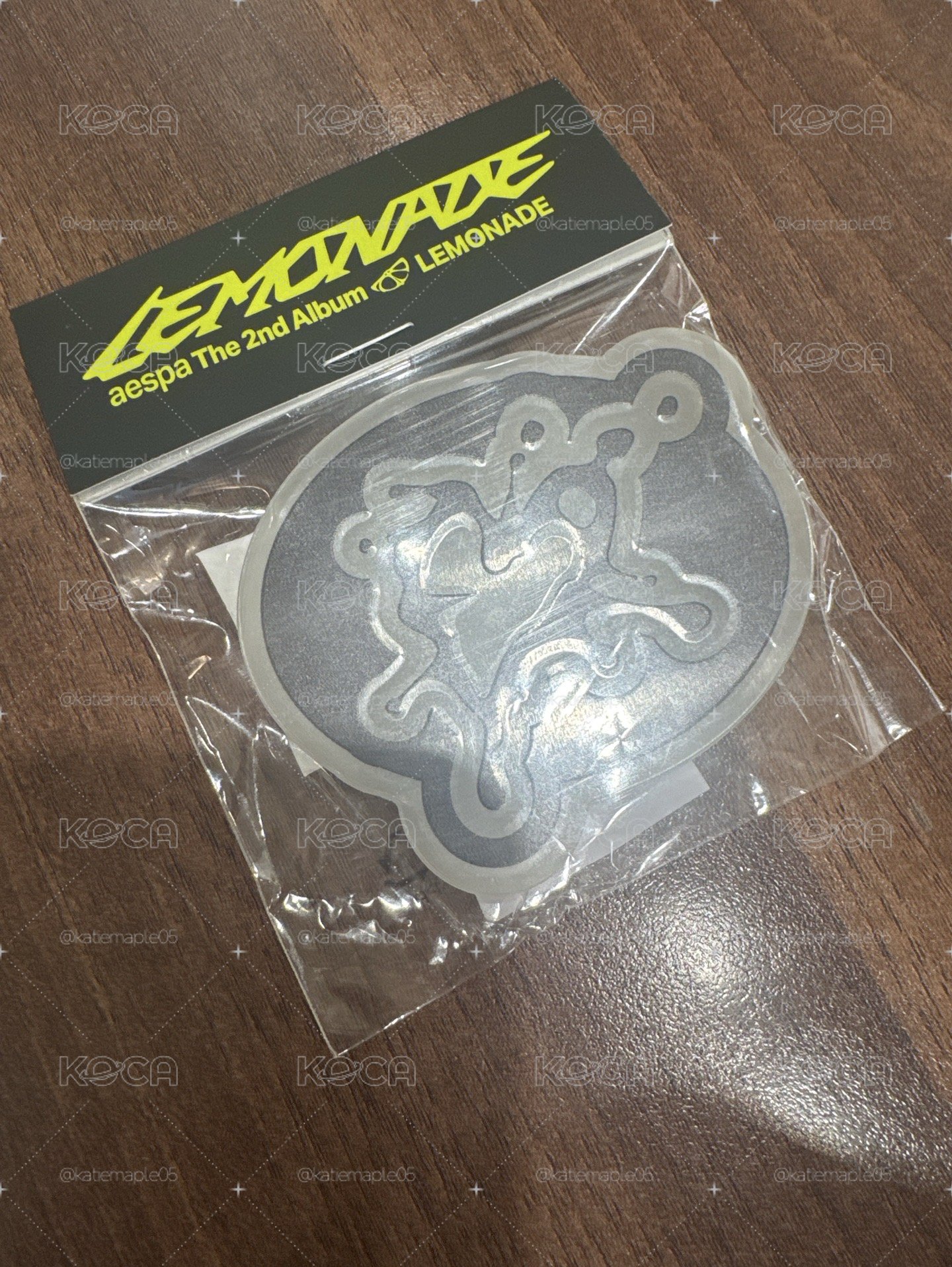 柚 LEMONADE台北快閃限定夜光手機支架