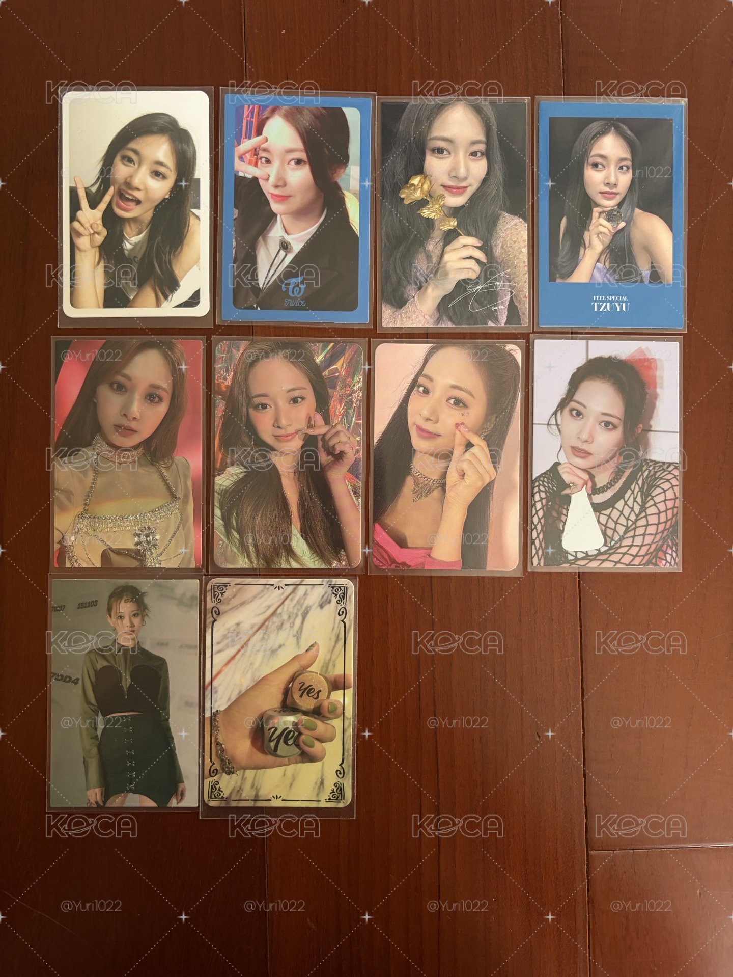 TWICE 子瑜小卡 10張