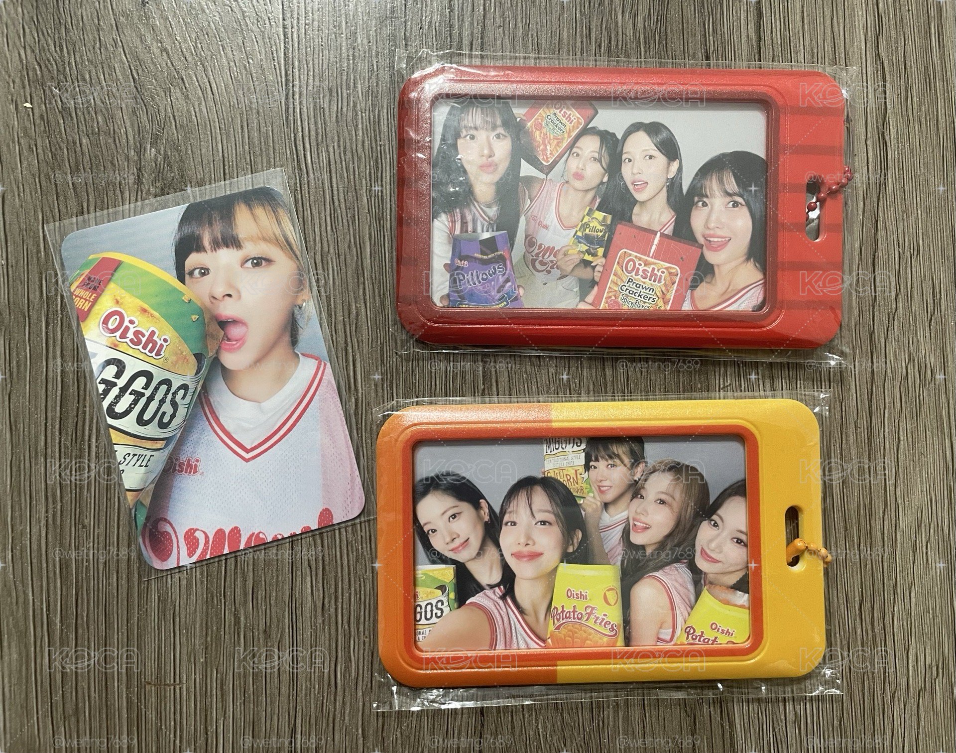 Twice X Oishi二代代言卡 團卡&定延