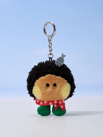 BT21魚市場大媽吊飾 棒球帽吊飾