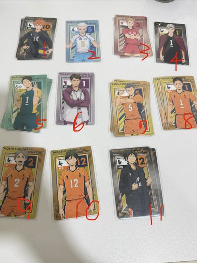 排球金屬卡、透卡、拍立得