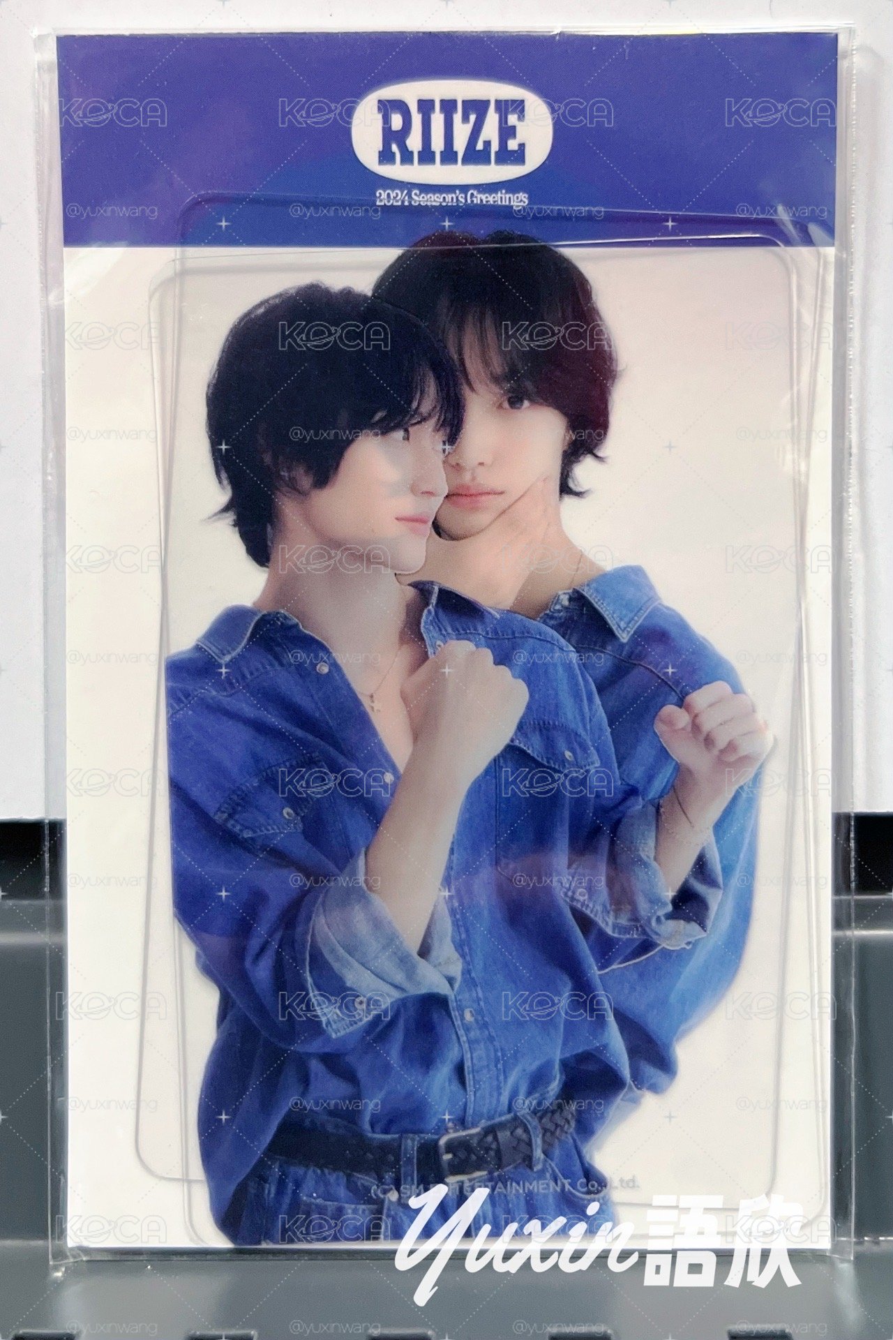 現貨✅ RIIZE 元彬 2024 年曆 透明 小卡
