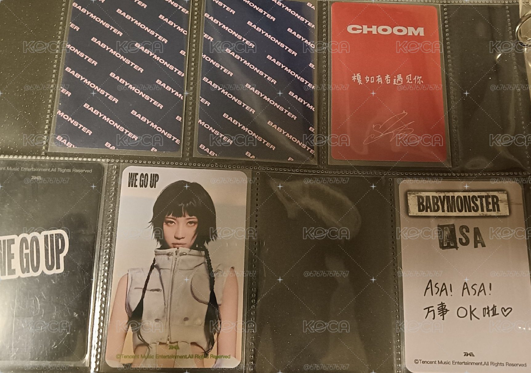 共153張BM卡和一本七空格卡冊的大盤