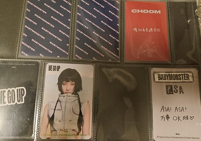 共153張BM卡和一本七空格卡冊的大盤