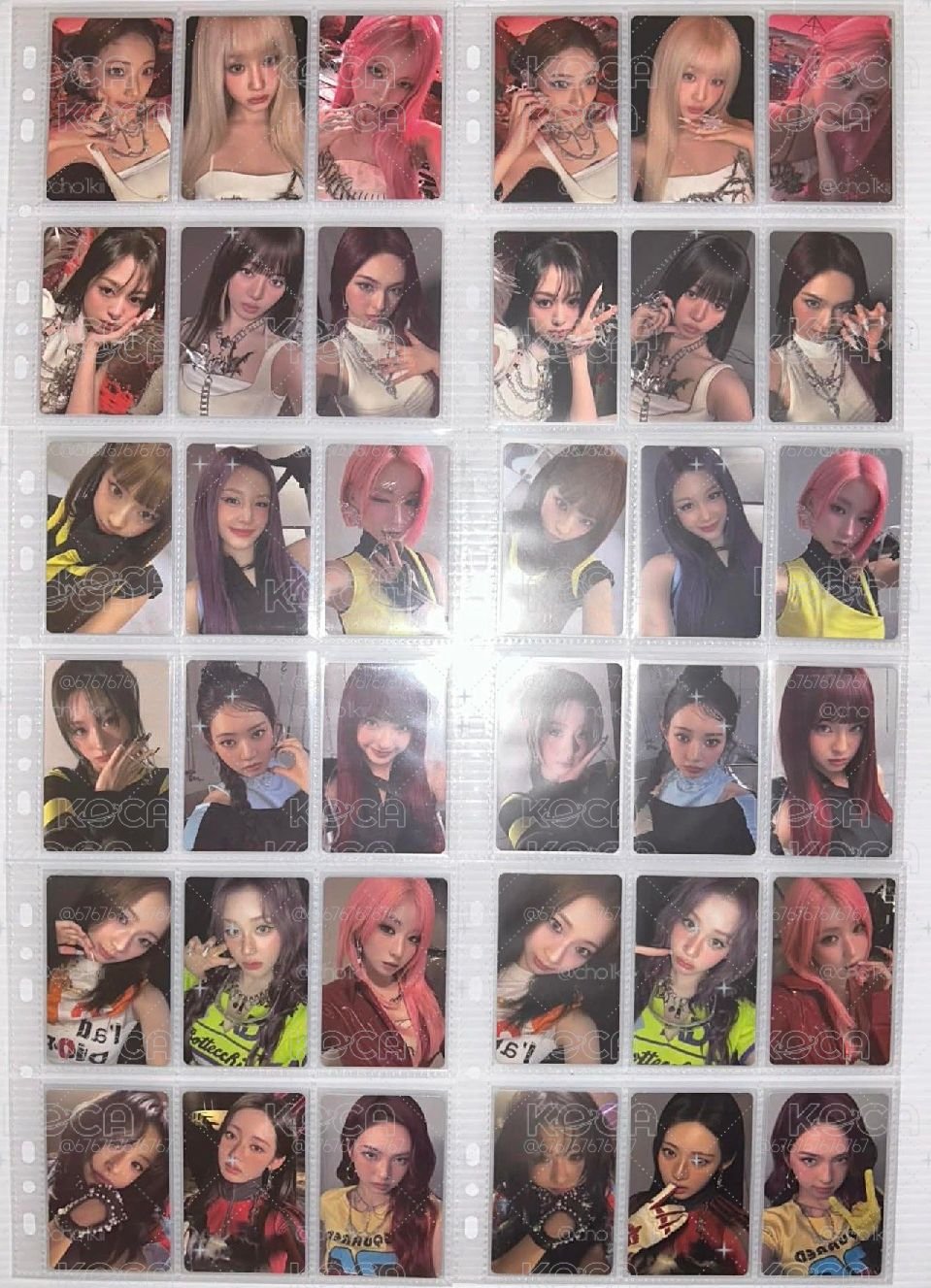 共153張BM卡和一本七空格卡冊的大盤