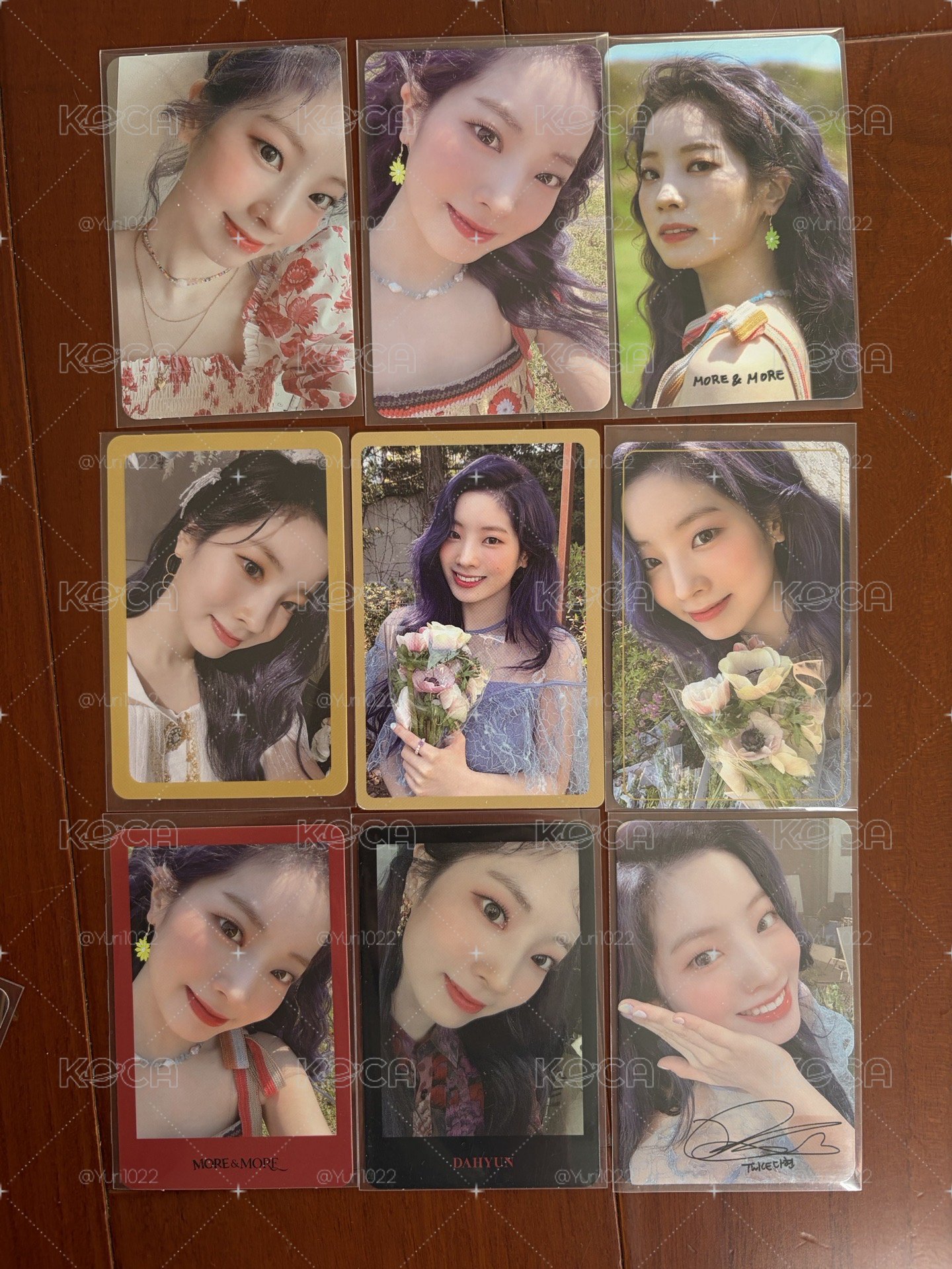 TWICE 多賢 M&M 小卡 9張