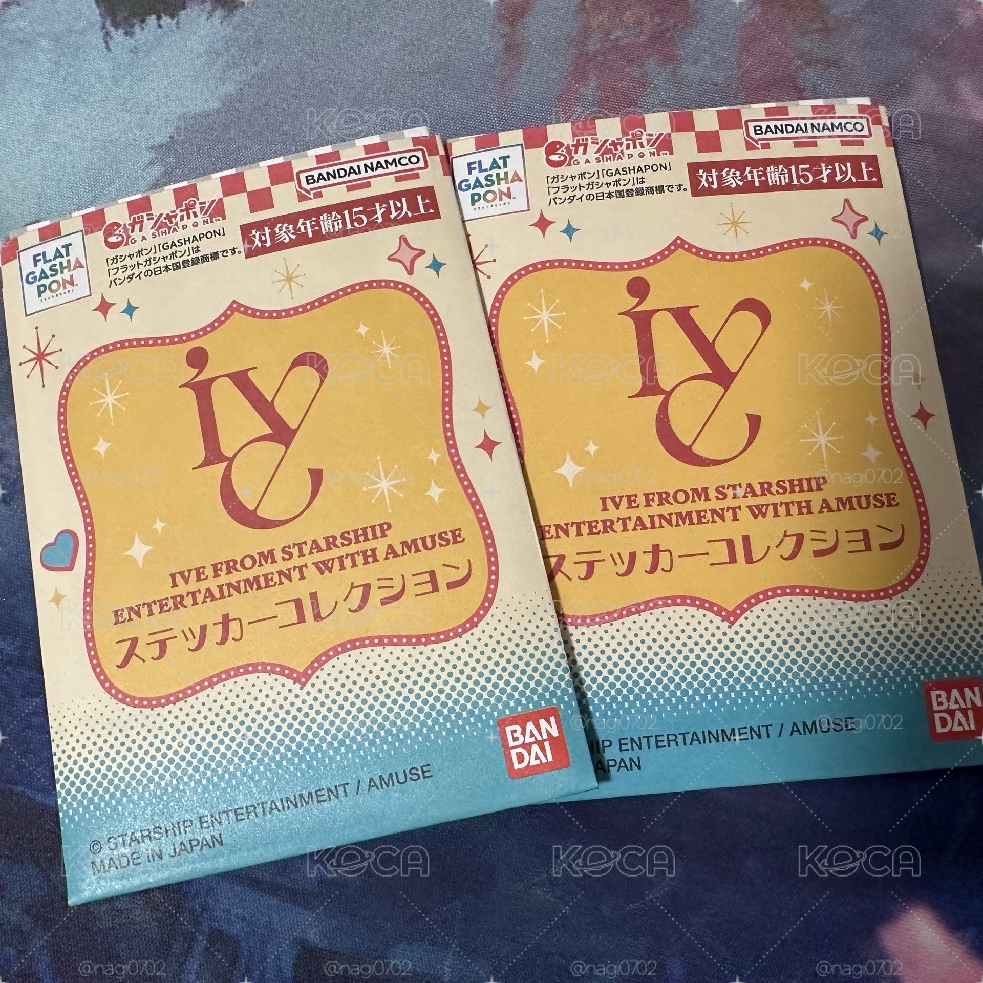 IVE 萬代貼紙