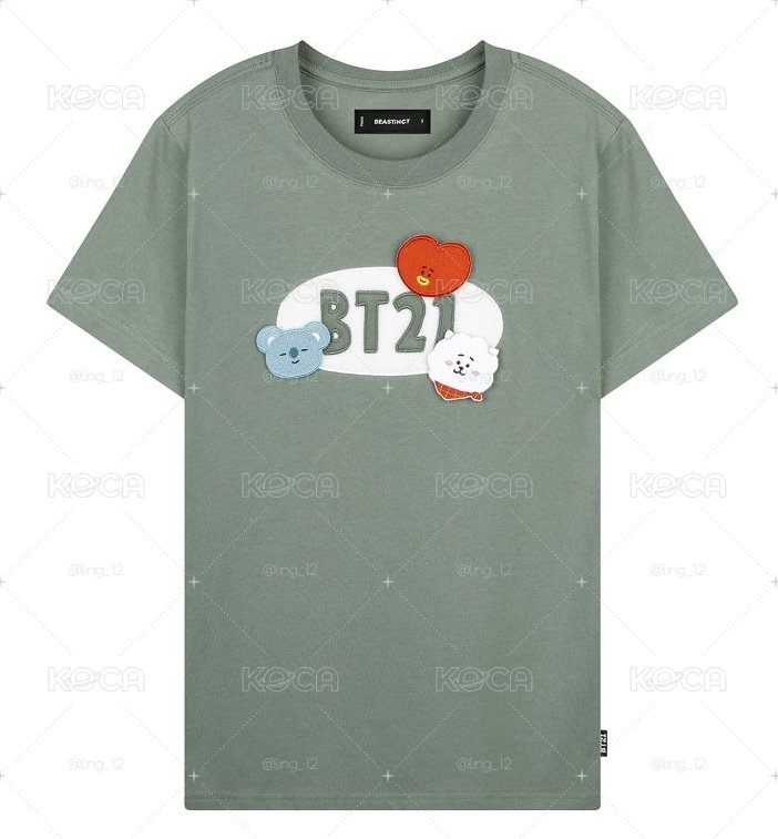 Beastinct BT21 THE GREEN PLANET 短袖T恤 S  全新未拆