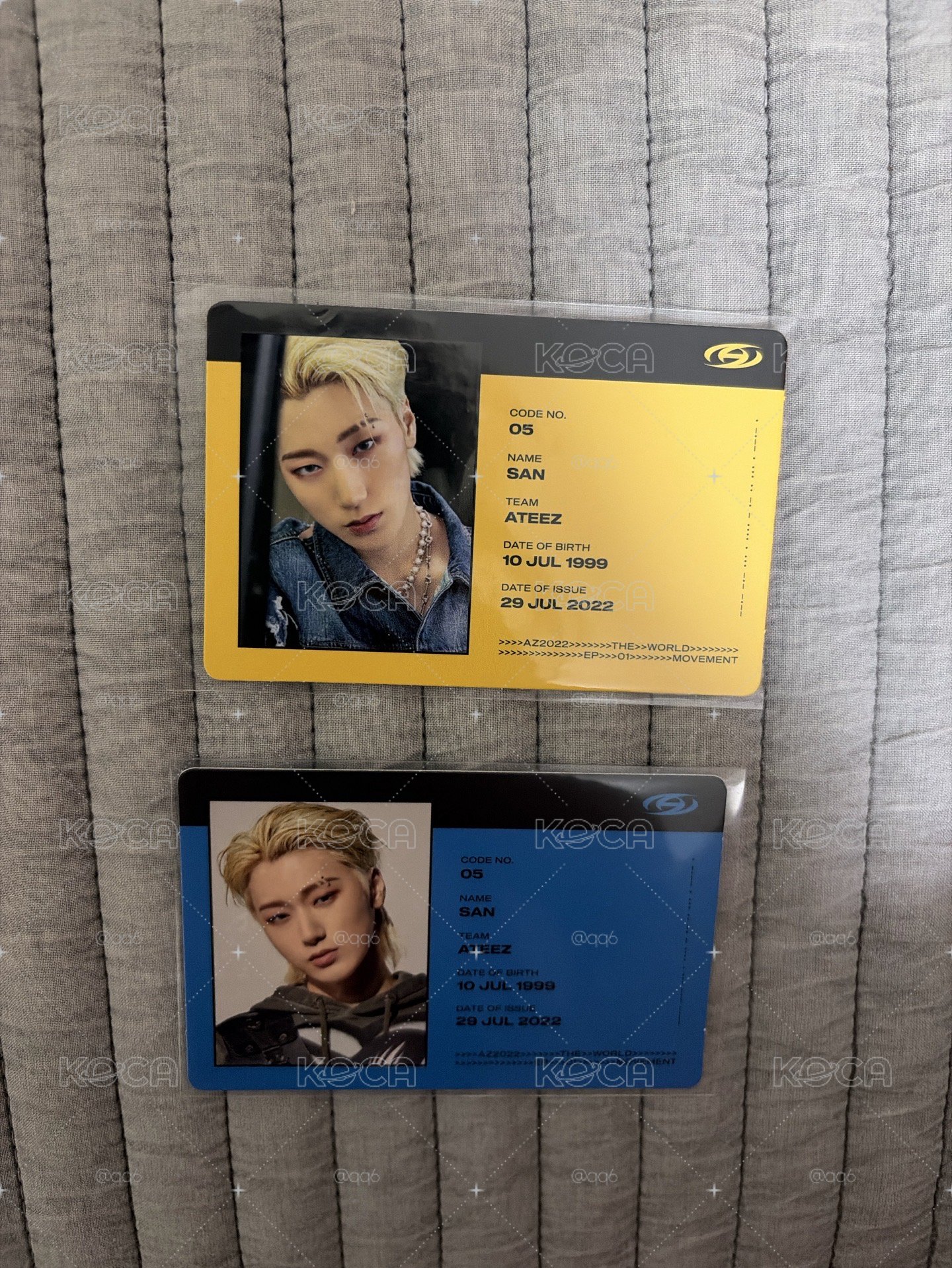 ATEEZ 崔傘 小卡