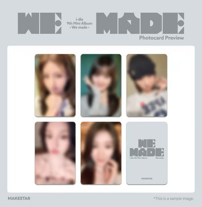We made ms 5.0 簽售卡 一套卡