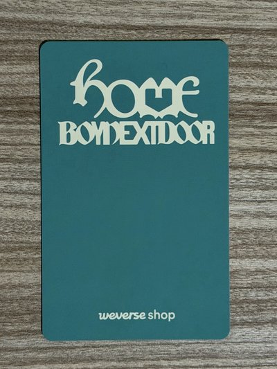 HOME wvs單封特典4