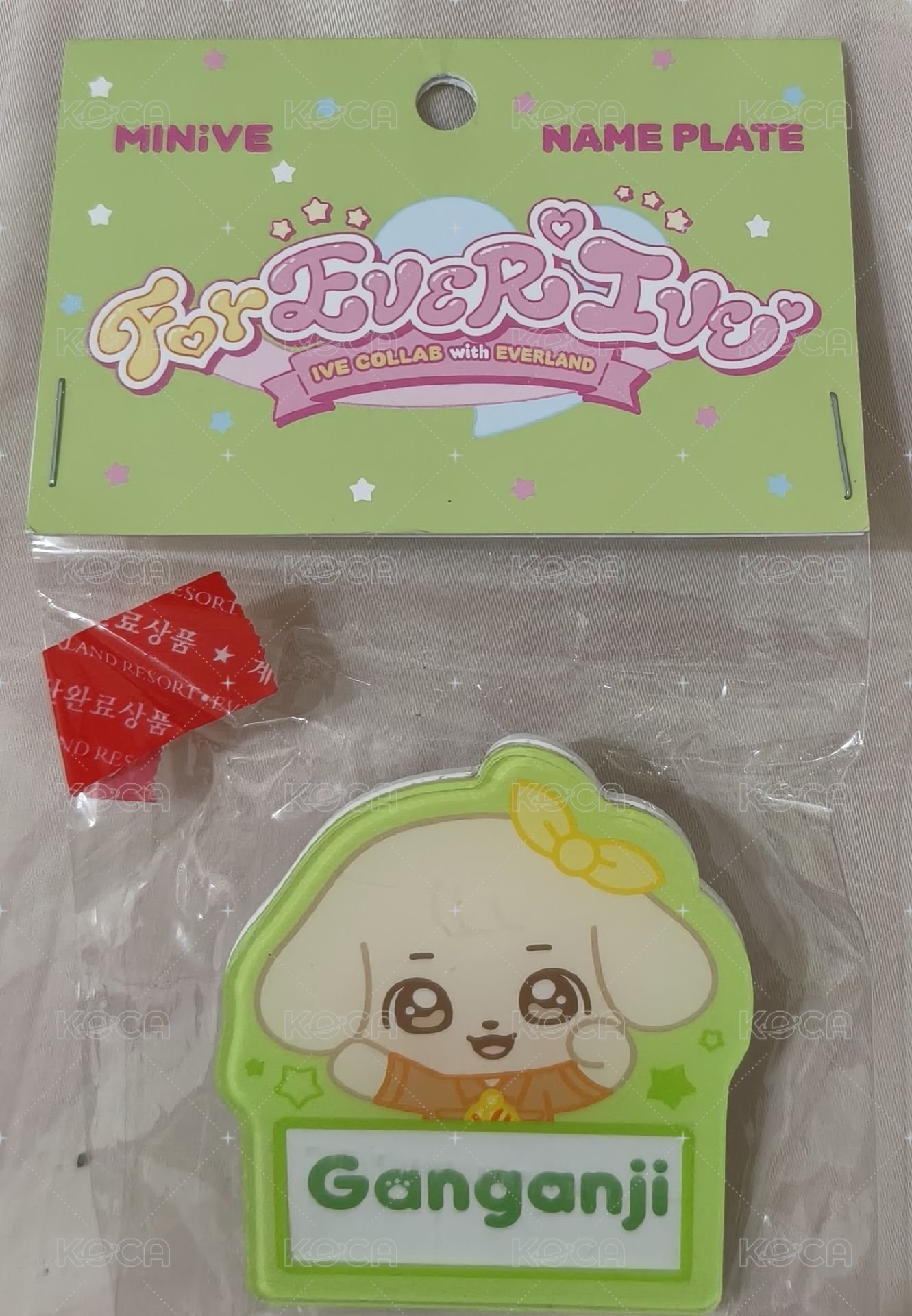4號安姓名牌