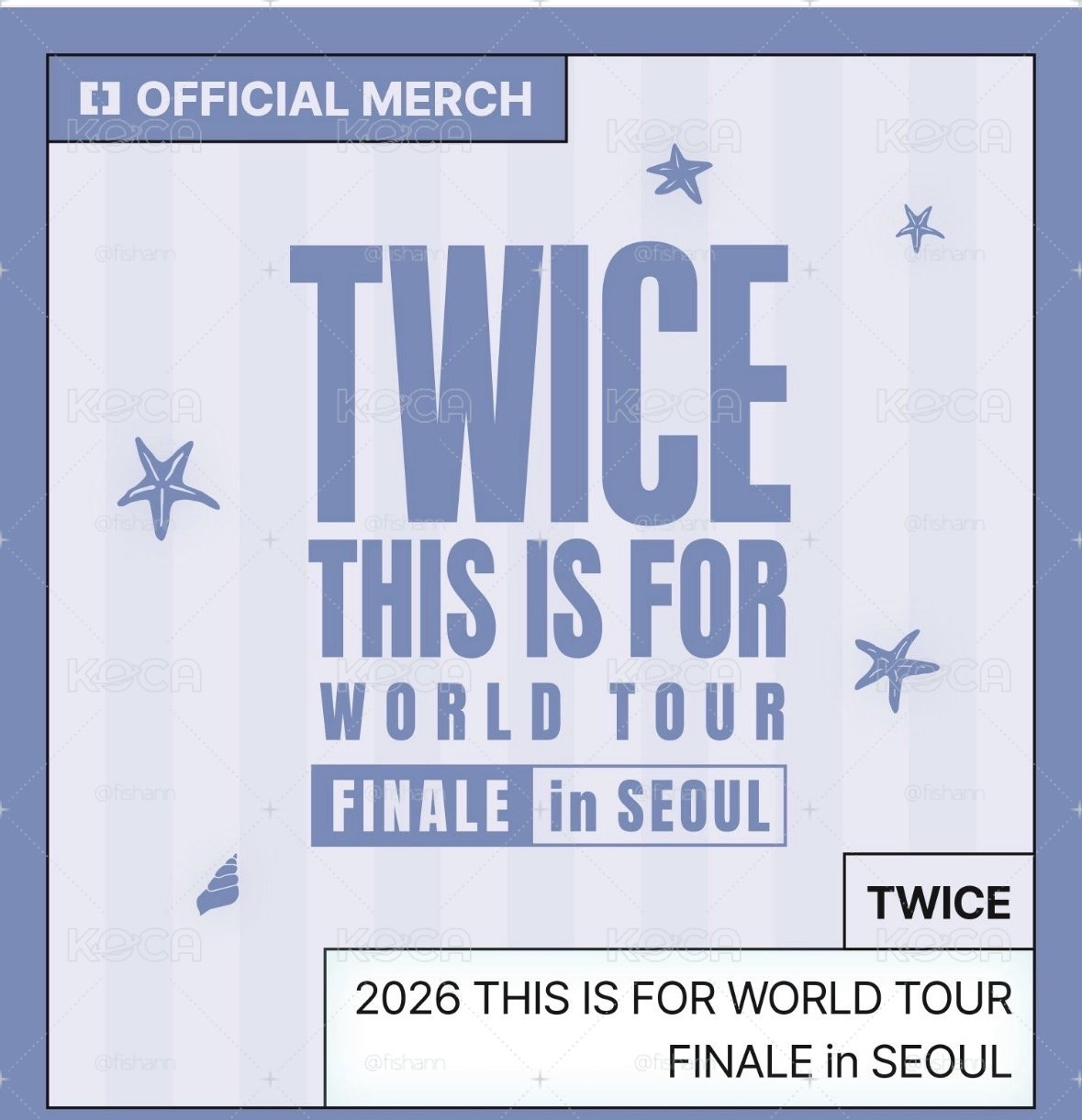 TWICE 成員設計商品